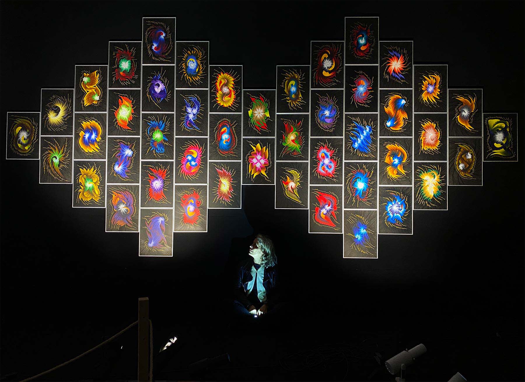 Geschenk der Dunkelheit ZWISCHENWELTEN Ausstellung Axel Neumann Berlin 2024 Geschenk der Dunkelheit ZWISCHENWELTEN Ausstellung Axel Neumann Berlin 2024